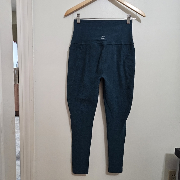 BEYOND YOGA Spacedye Out of Pocket High Waisted midi in majestic blue heather L - Picture 6 of 11